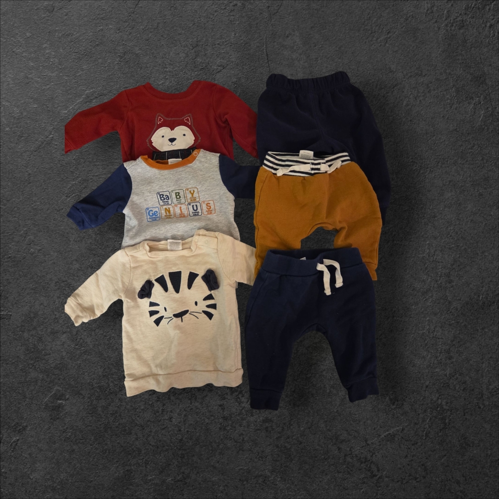 Infant Lot Of 6 Size 0-3 Months